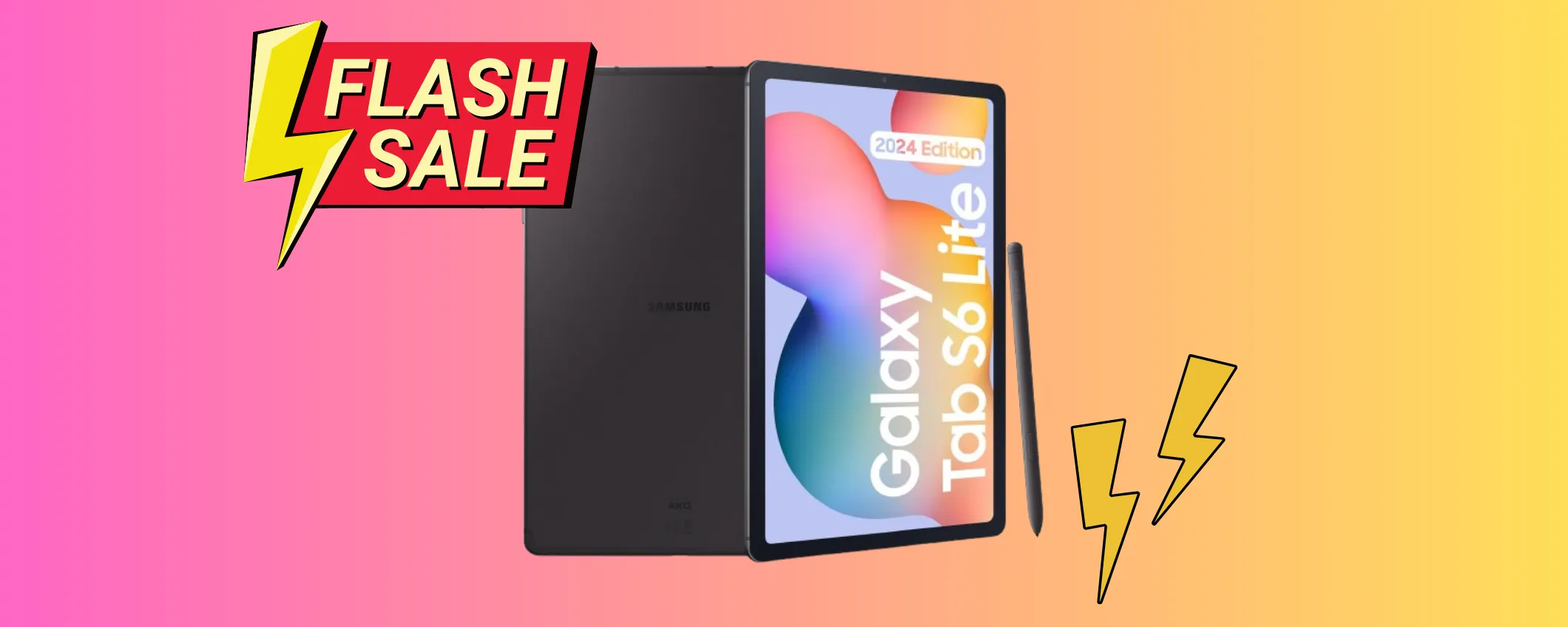 Offerta flash sul Samsung Galaxy Tab S6 Lite: ultimissimi a disposizione
