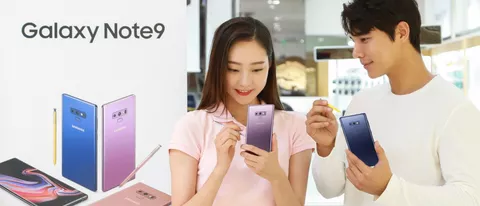 Samsung Galaxy Note 9 si prenota su Amazon