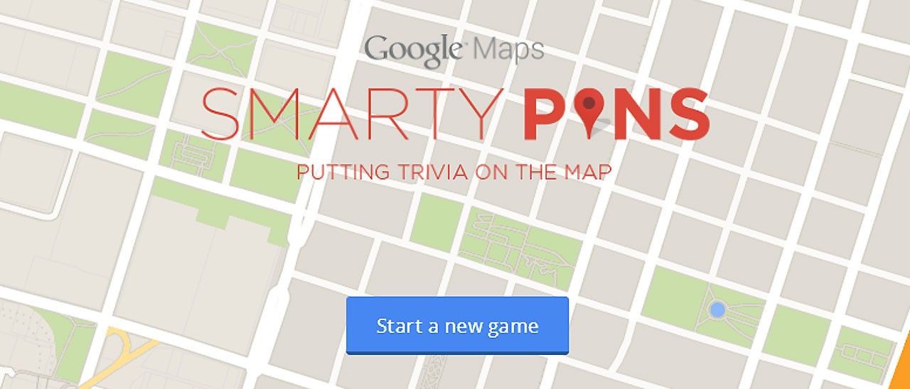 Smarty Pins, un quiz per Google Maps news