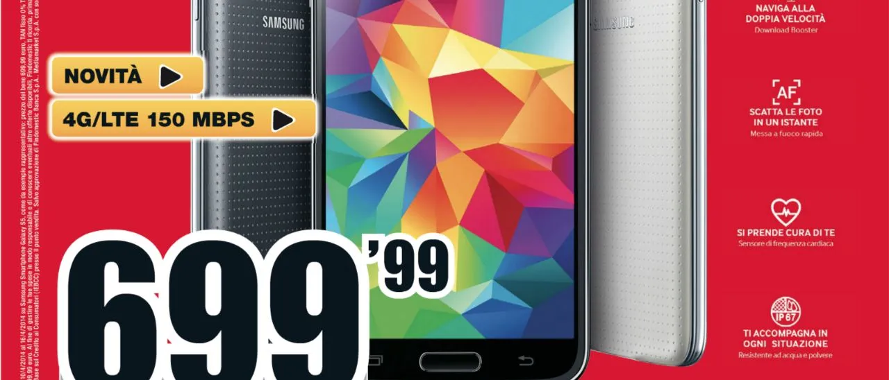 Mediaworld: arrivano Galaxy S5 e Chromecast