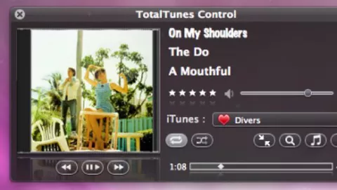 TotalTunes: un elegante controller per iTunes