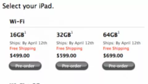 Slitta la data di consegna degli iPad