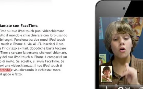 I nuovi iPod touch vibrano
