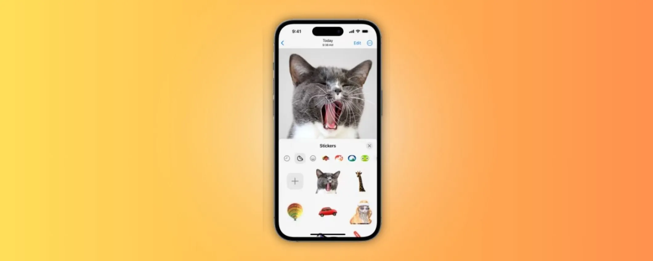 iOS 17, come creare stickers personalizzati dalle tue foto