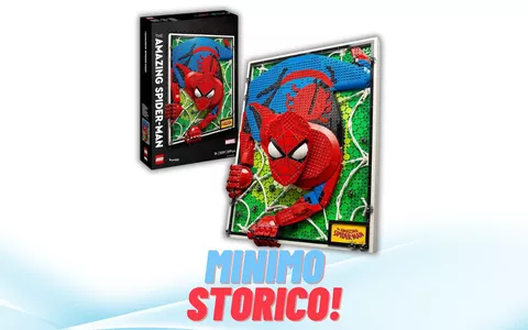 LEGO ART The Amazing Spider-Man, il regalo dell'ultimo secondo al MINIMO storico (126,35€)