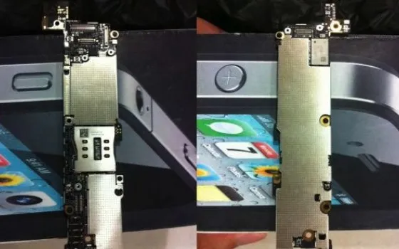 iPhone 5, online la foto della presunta scheda logica