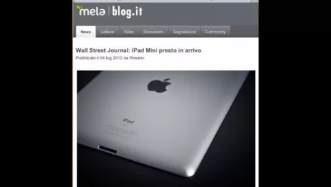 Gruber: iPad mini con display ricavato da iPhone 3Gs