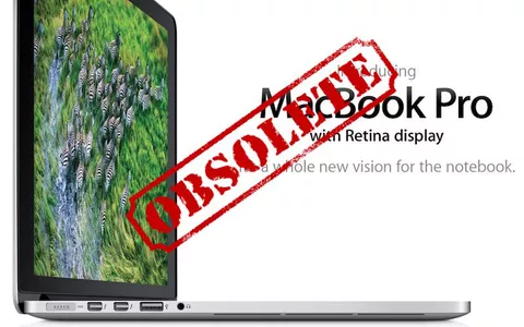 Come passa il tempo: il primo MacBook Pro Retina diventa obsoleto
