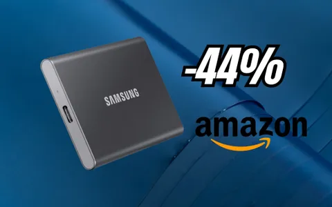 SSD Samsung esterno: rapida e capiente, 1TB al 44% di sconto