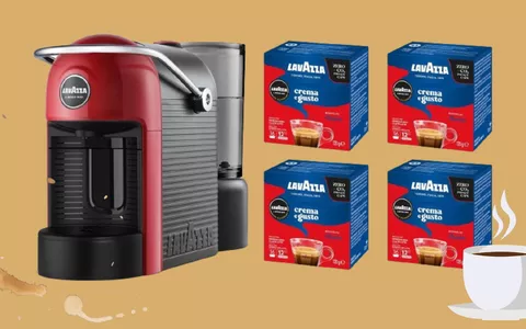 Macchina per Caffè Lavazza con 64 capsule in omaggio a meno di 90€