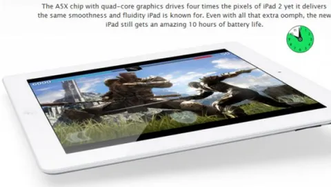 Nuovo iPad stessa autonomia con il doppio della batteria