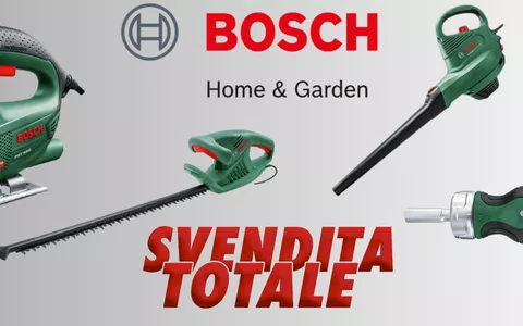Bosch SVUOTA MAGAZZINO: Attrezzi da Giardino e Fai Da Te da 19€!