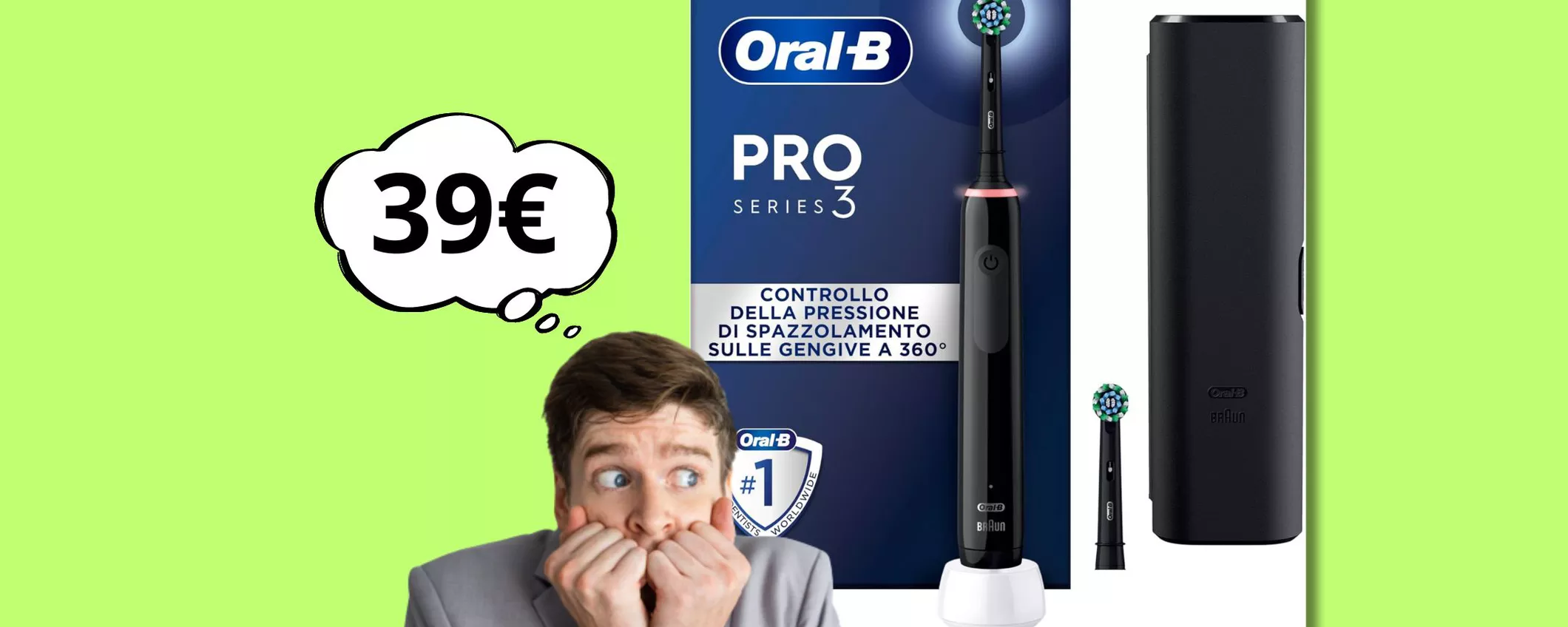 L'OFFERTA che spaventa i dentisti: spazzolino elettrico Oral-B a soli 39 euro!