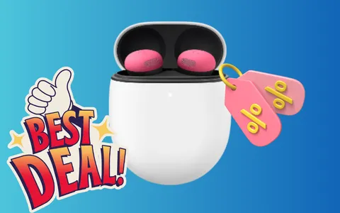 Google Pixel Buds Pro 2: su Amazon oggi le paghi quasi la metà (-42%)