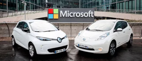 Microsoft con Renault e Nissan per l'auto connessa