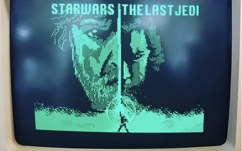 Star Wars: The Last Jedi, il Trailer ricreato su un Apple IIc