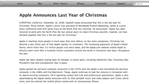 Apple cancella il Natale