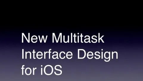 Il multitasking di iOS in un concept video