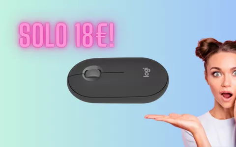 Mouse wireless Logitech Pebble a soli 18€: offerta imperdibile del Back to school