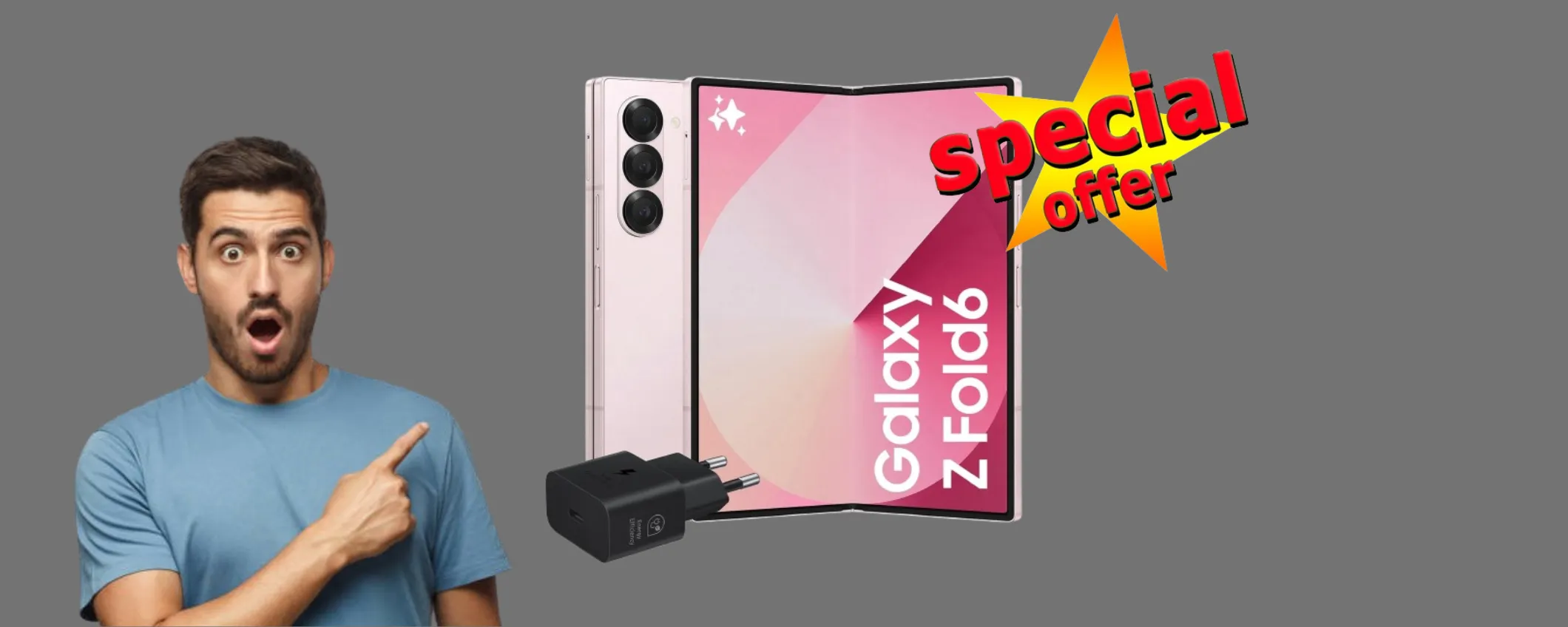 Samsung Galaxy Z Fold6 a 480€ in meno: l'affare è irripetibile
