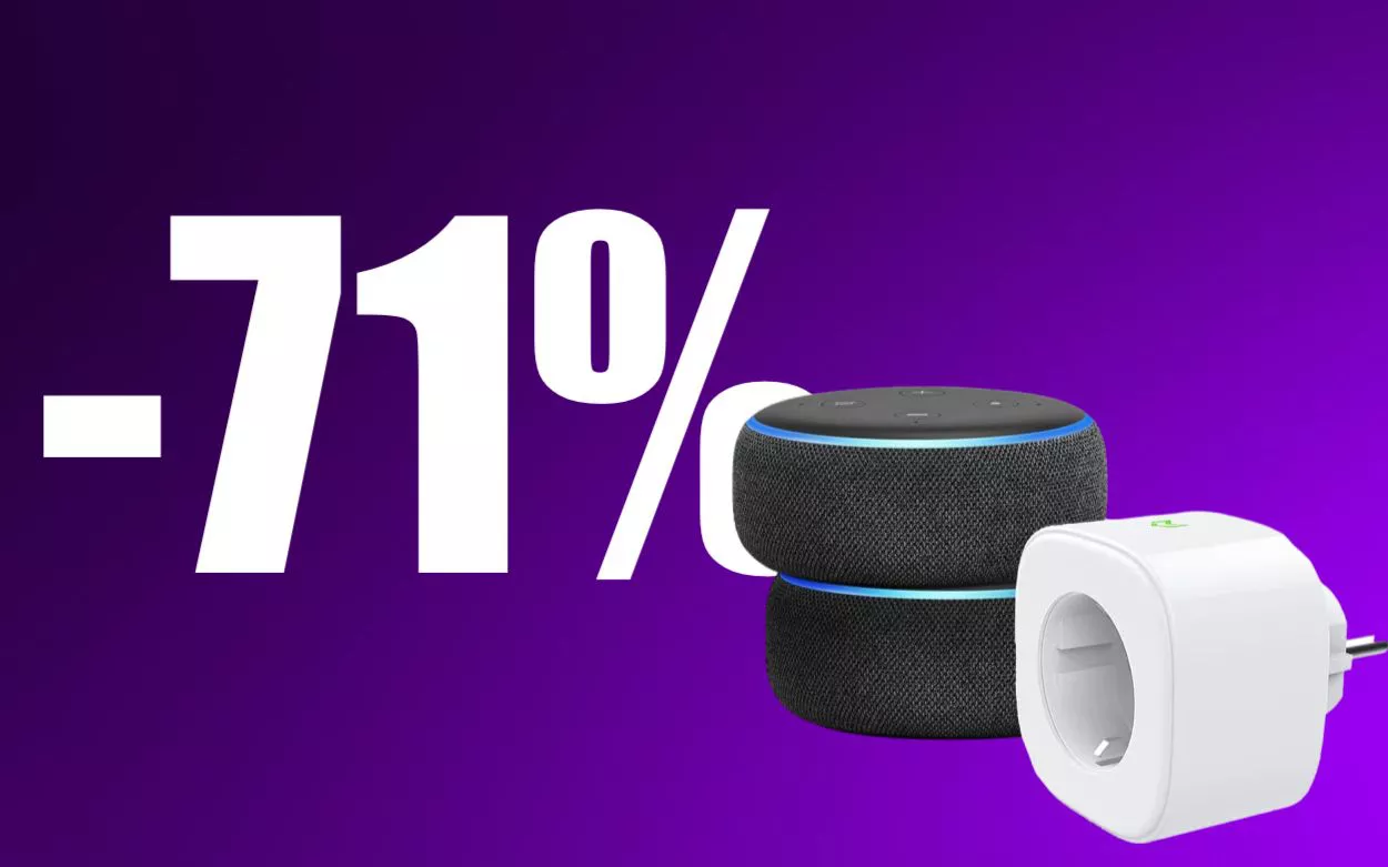 Casa Intelligente, bundle Echo Dot + Presa Smart -71%