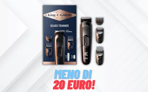 King C. Gillette Kit REGALATO a MENO di 20€ in sconto del 39%