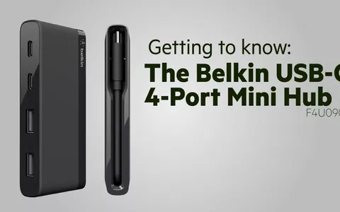Mini Hub 4-in-1 Belkin: ESPANDI le tue connessioni con una SPESA MINIMA