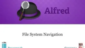 File System Navigation in Alfred