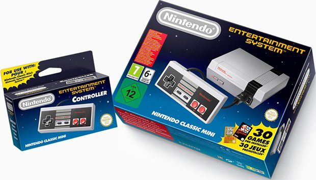 La console Nintendo Classic Mini e il controller