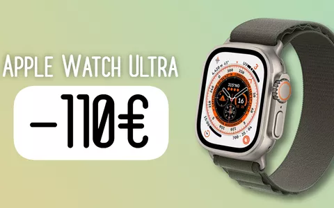 Apple Watch Ultra da URLO su Amazon: sconto immediato di 110€
