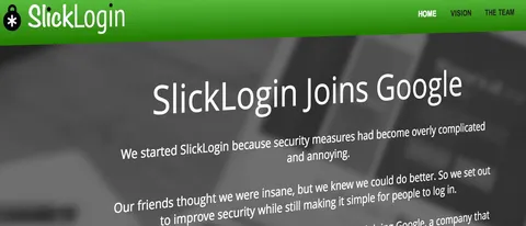 Google, confermata l'acquisizione di SlickLogin