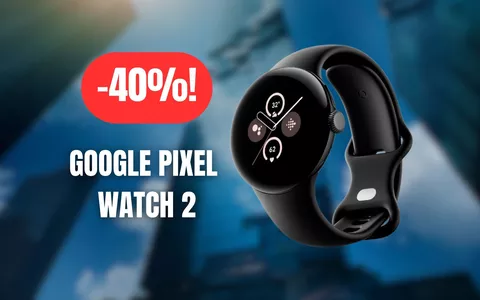 Google Pixel Watch 2 è uno smartwatch ECCELLENTE: oggi è super scontato del 40%