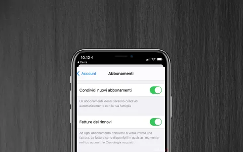 App Store, condividere abbonamenti e Acquisti In-App in Famiglia