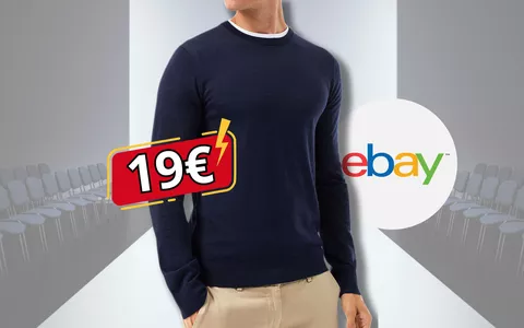 SOLO 19€ per il Maglione da uomo Slim di qualità su eBay: scopri il codice sconto!
