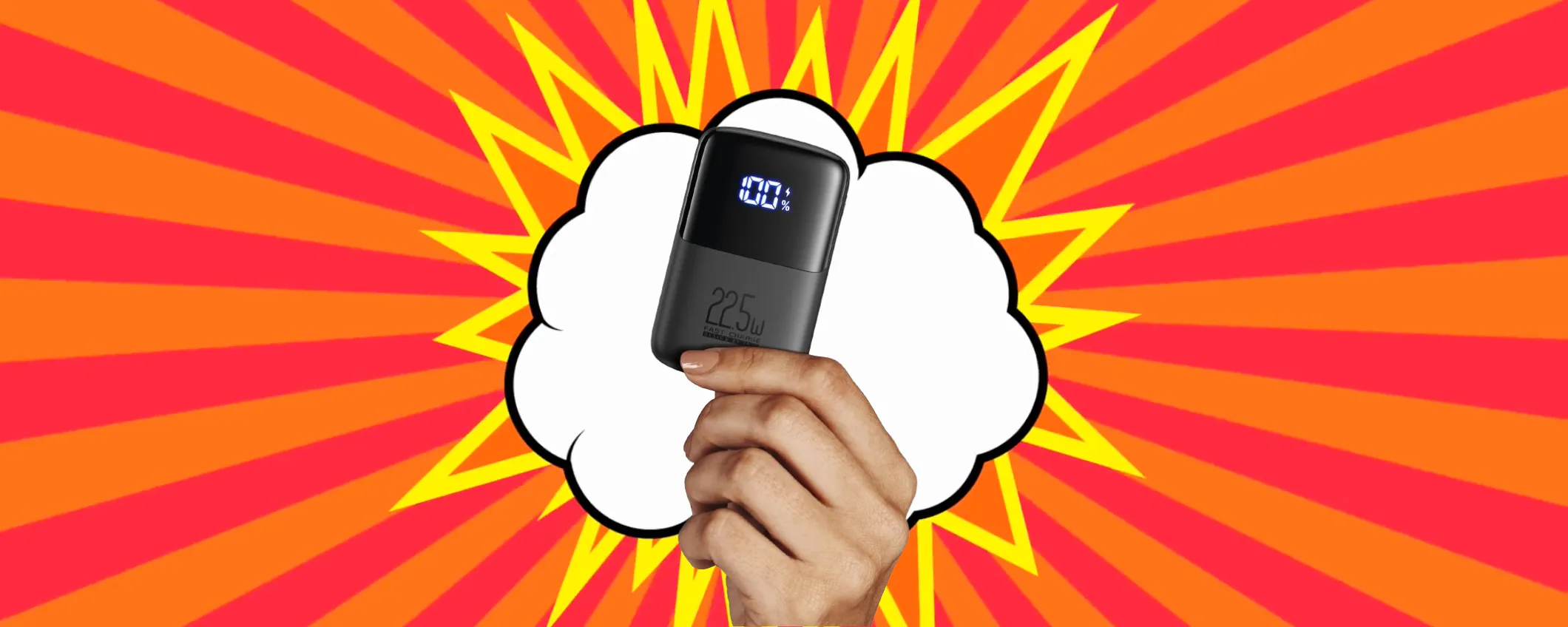 Solo 9€ per il Mini Power Bank INIU: applica il triplo sconto su Amazon