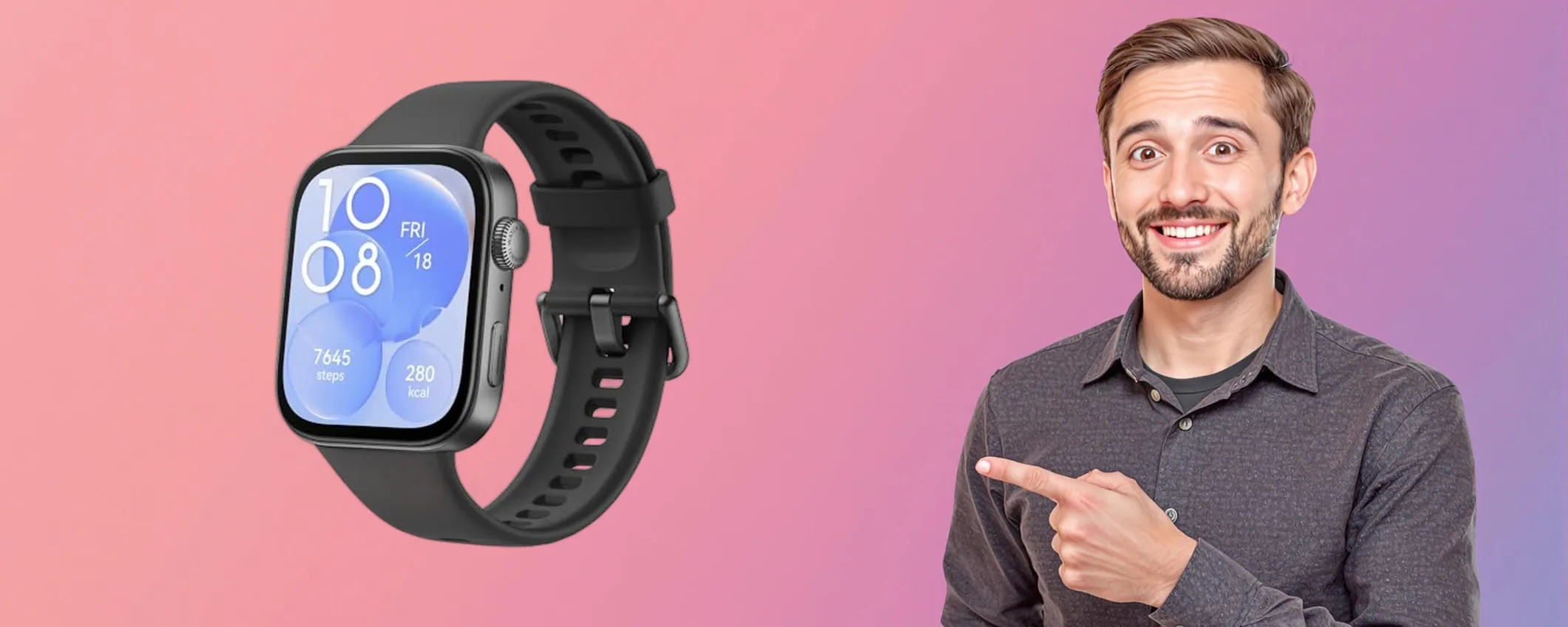 Huawei Watch Fit 3: design elegante e funzionalità avanzate a prezzo scontato