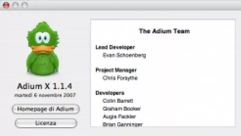 Adium 1.1.4 disponibile