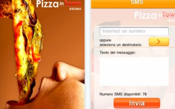 PizzaInTown: ordinare la pizza da iPhone anche in Italia
