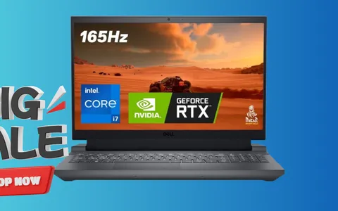 Pc portatile da gaming Dell in sottocosto: oggi lo paghi 300€ in meno