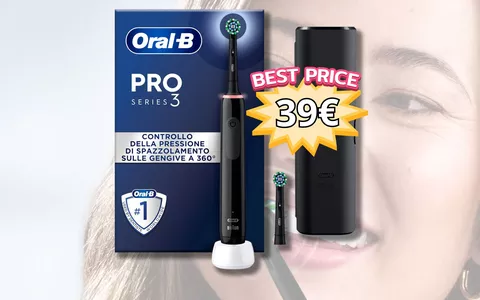 Oral-B Pro 3 3500: Tecnologia Avanzata per la Tua Igiene Orale a Soli 39,99€