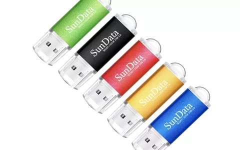 5 Chiavette USB 32GB (colorate, 5 pezzi) solo 18€