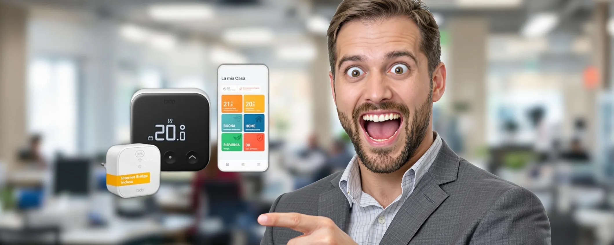 Risparmio e tecnologia: il termostato smart tado° a metà prezzo!