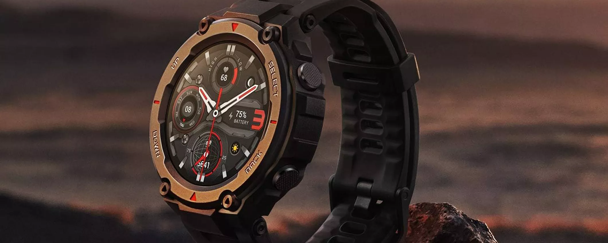 Amazfit T-Rex Pro, lo smartwatch ESTREMO per l'avventura crolla di prezzo col coupon