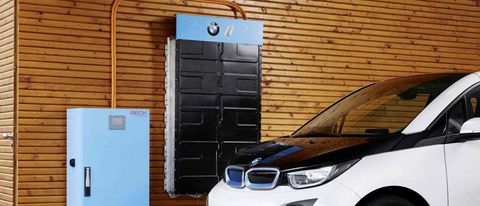 BMW i3, le batterie si usano anche in casa