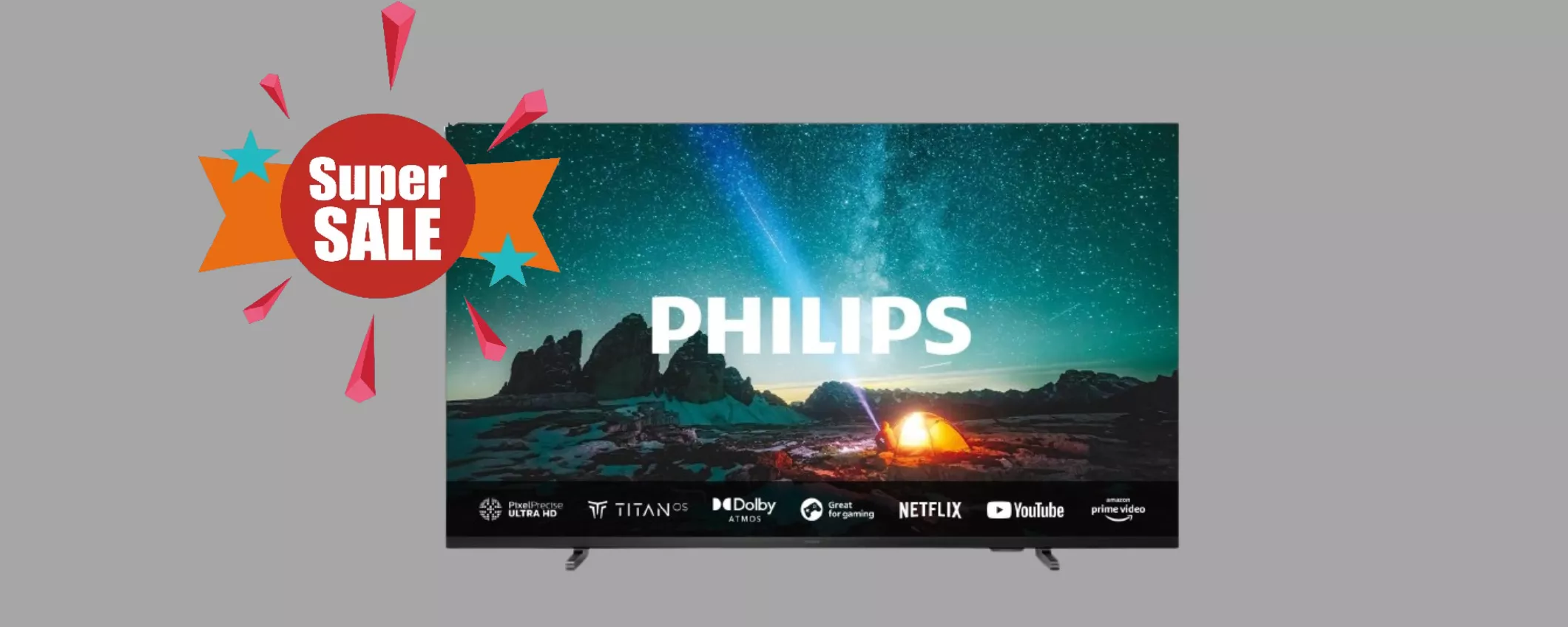 MAXI SCONTO DI 200 EURO sulla Smart TV Philips da 75