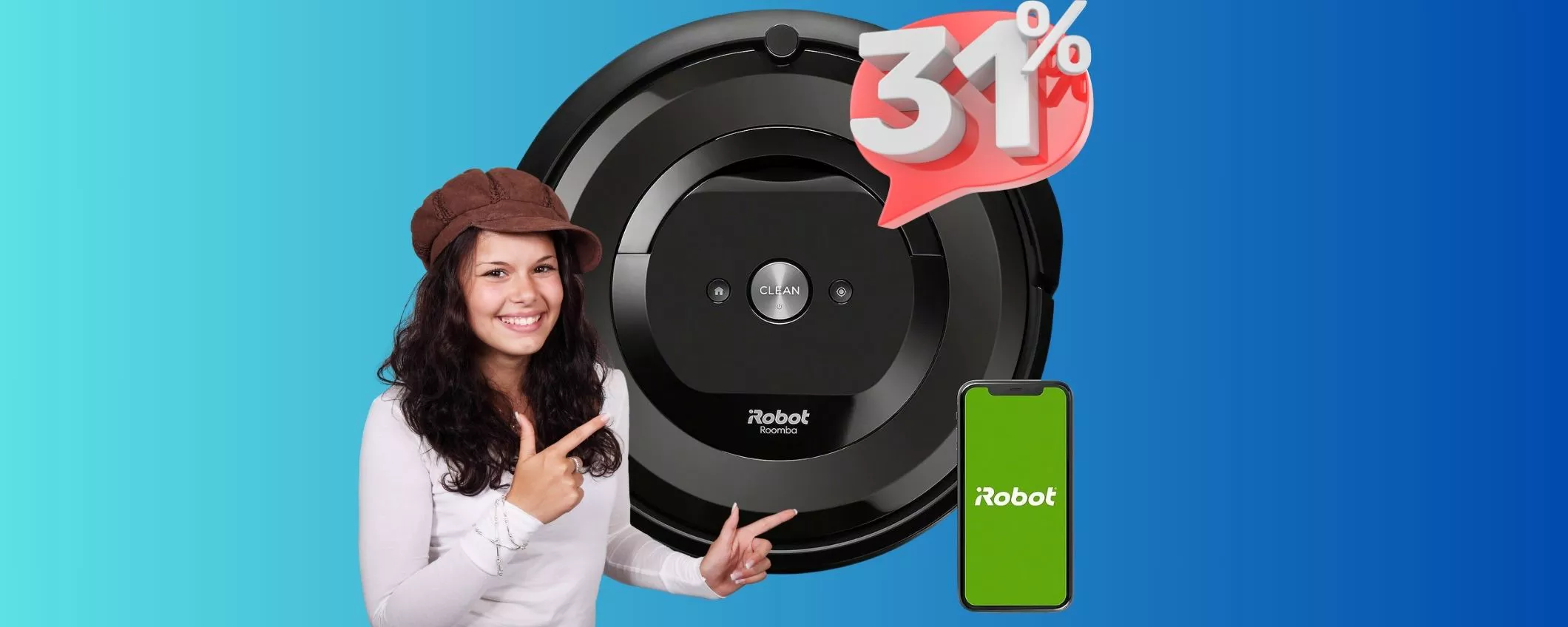 iRobot Roomba: le pulizie non saranno più le stesse! SCONTONE!