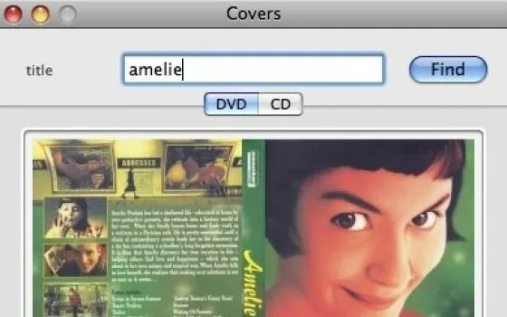 Covers: cerca e stampa le cover dei tuoi CD/DVD