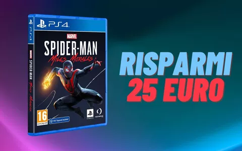 Spider-Man Miles Morales PS4 ad un prezzo da paura: SOLO 35,90€