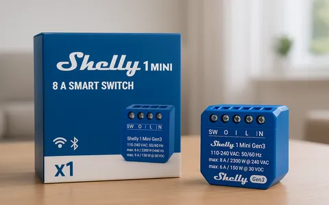 Shelly 1 Mini Gen3 a 12,38 euro, il best buy del Black Friday è qui