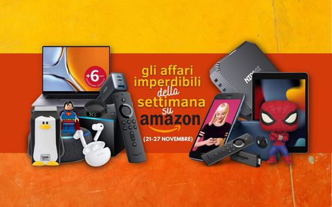 Amazon: gli affari IMPERDIBILI della settimana (21-27 novembre)